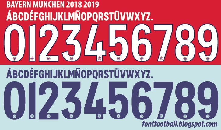 フォント Bayern Munchen 2018 2019